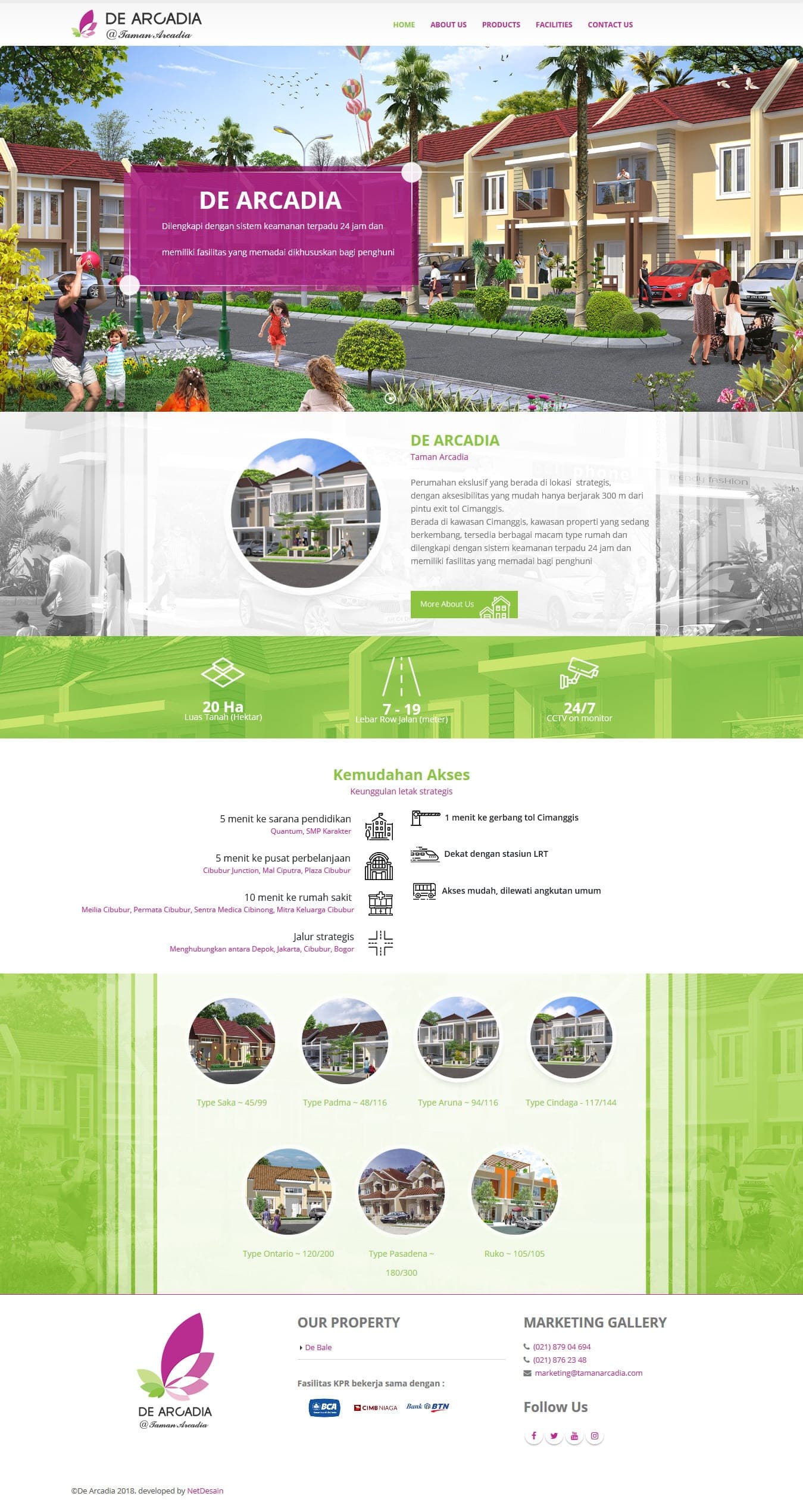 DE ARCADIA Taman Arcadia — 1