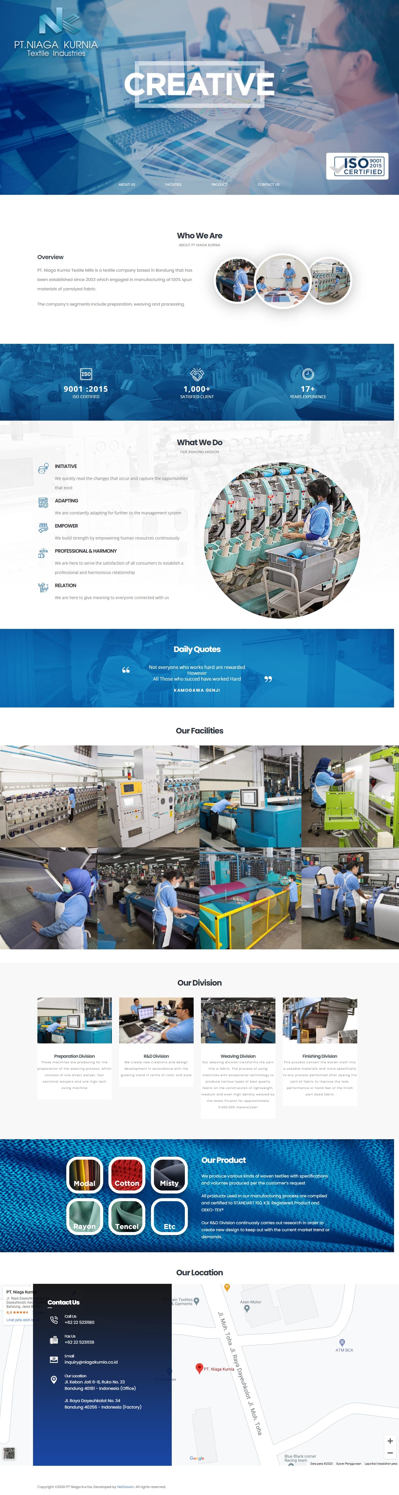 PT Niaga Kurnia Textile — 1