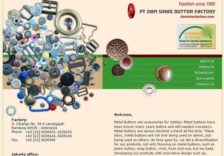 Dam Sinar Button