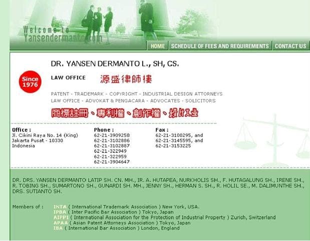 Yansen Law Firm — 1