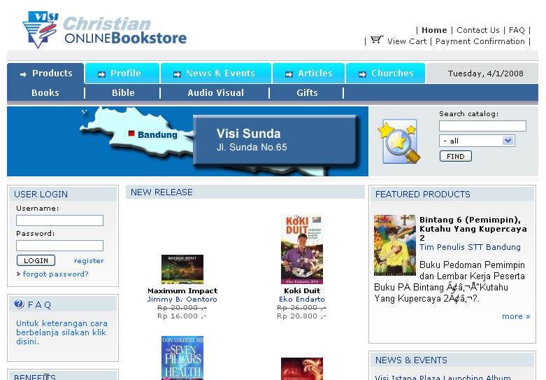 Visi Christian Bookstore — 1