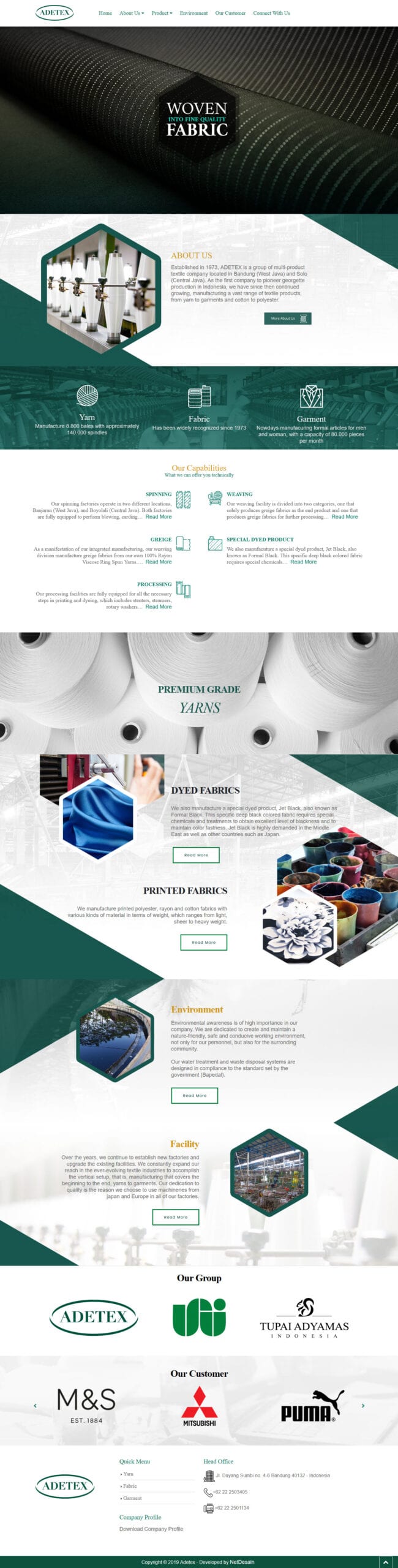 Adetex Redesign — 1