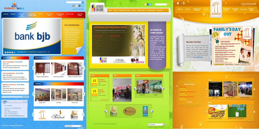 Peluncuran 3 Mobile Website Mall