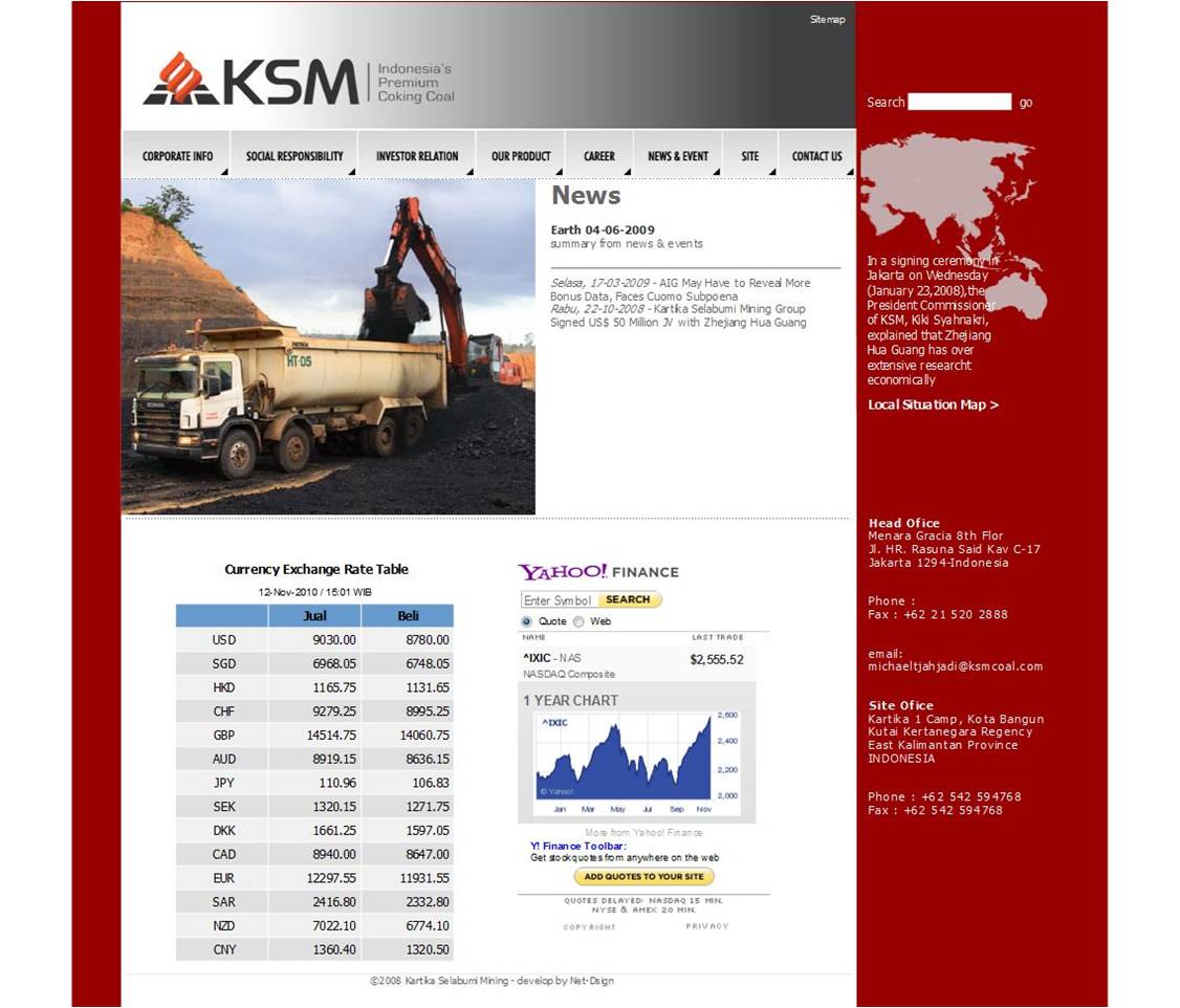 KSMCoal Online