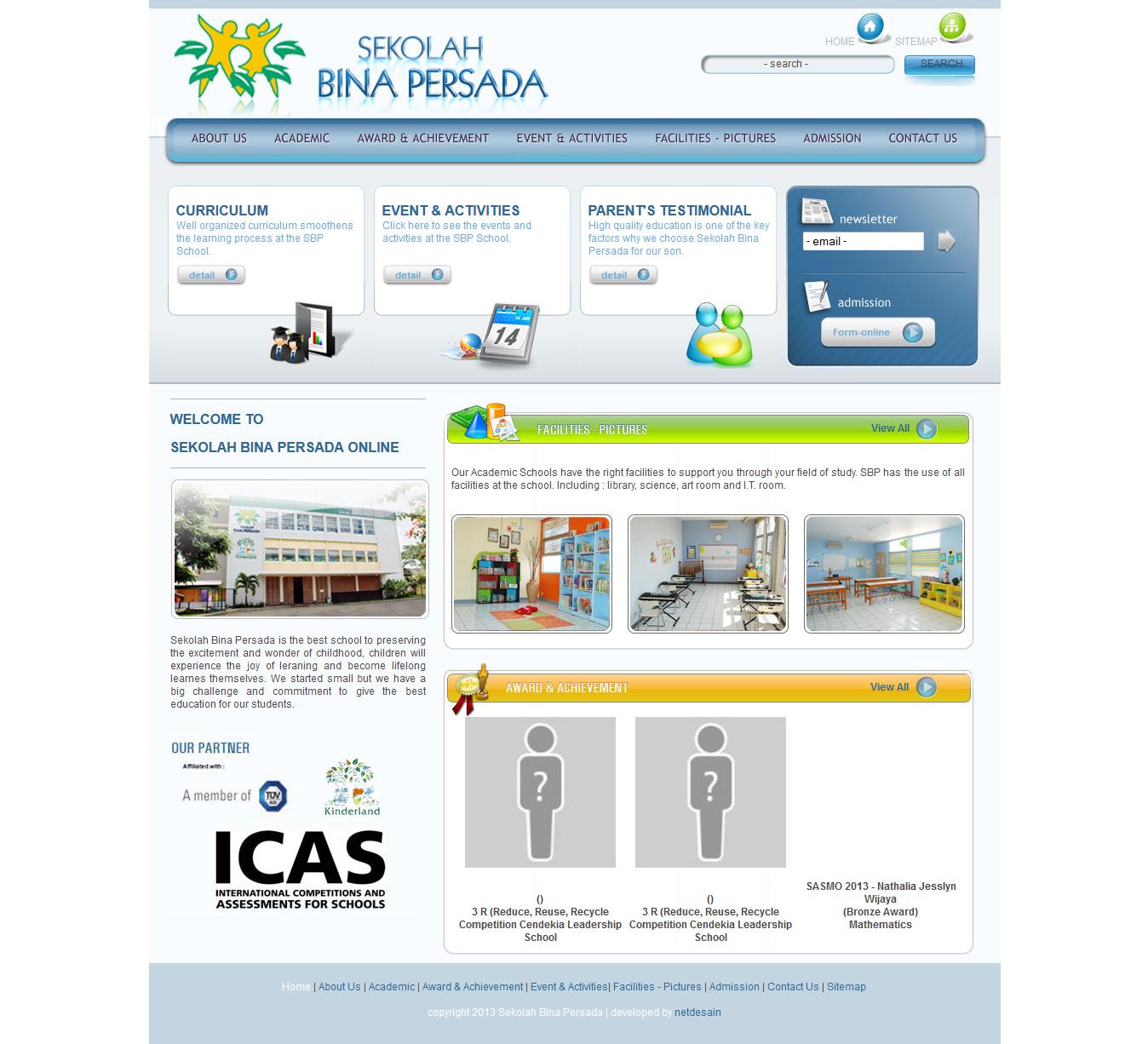 Website Sekolah Bina Persada